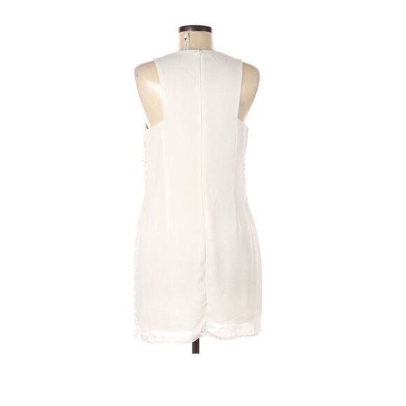 Like 🆕 PINK OWL white dress with lace-like embroidered overlay, size M - Picture 4 of 7